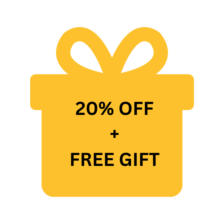 20% OFF + a Free Gift
